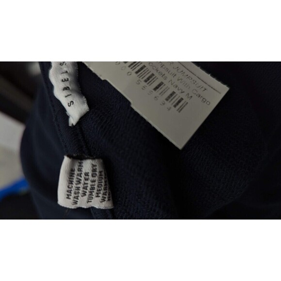 NEW $279‎ Sibel Saral Ayer Cargo Pockets Sleeveless Knit Jumpsuit Medium - Picture 11 of 13